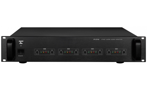IP-8744&nbsp; &nbsp;四路IP网络编解码双用音频矩阵器