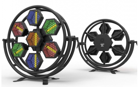 TC-760&nbsp; &nbsp;六边形像素背景灯